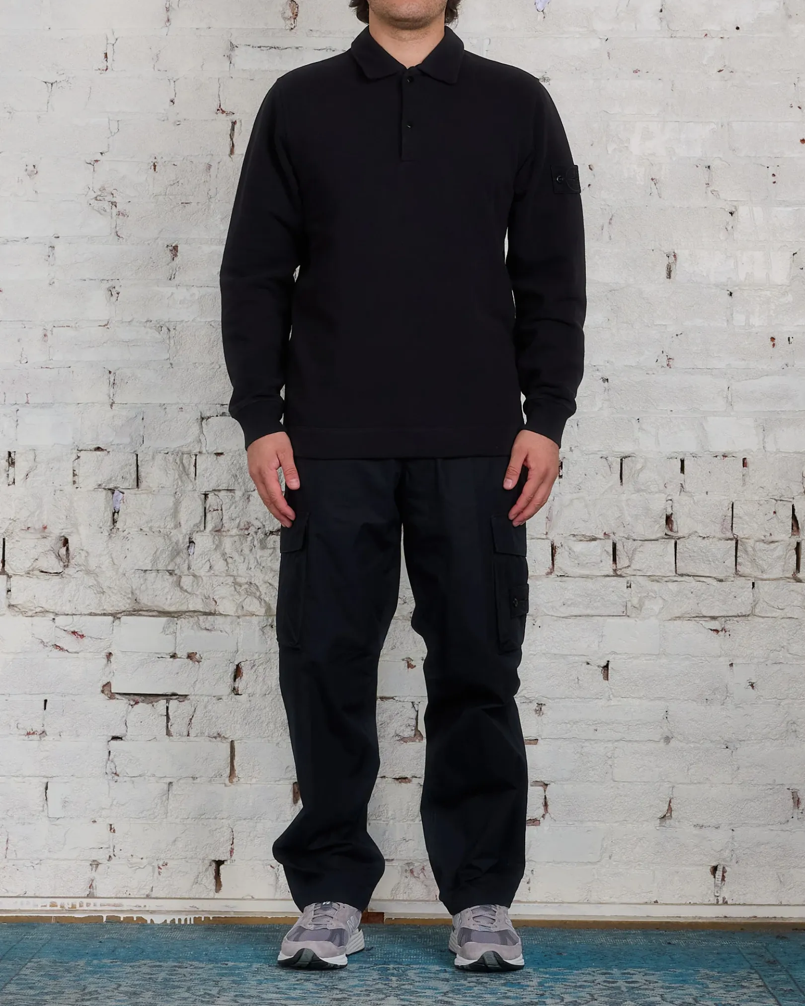 Fashion Stone Island Ghost Piece Ventile Cargo Pant Black