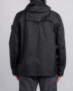 Best Stone Island 3L Membrana Short Parka Jacket Black