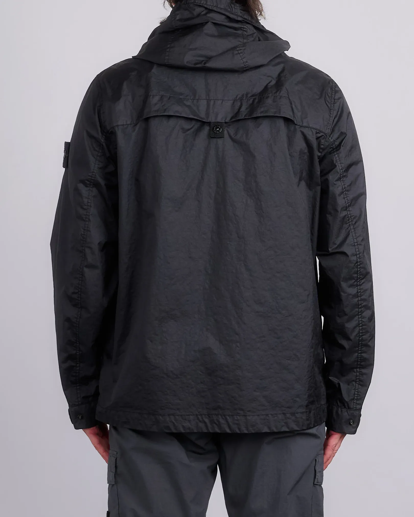 Best Stone Island 3L Membrana Short Parka Jacket Black