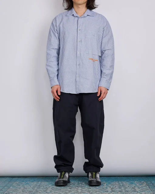 New Stone Island Marina Cotton Tela Trouser Navy Blue