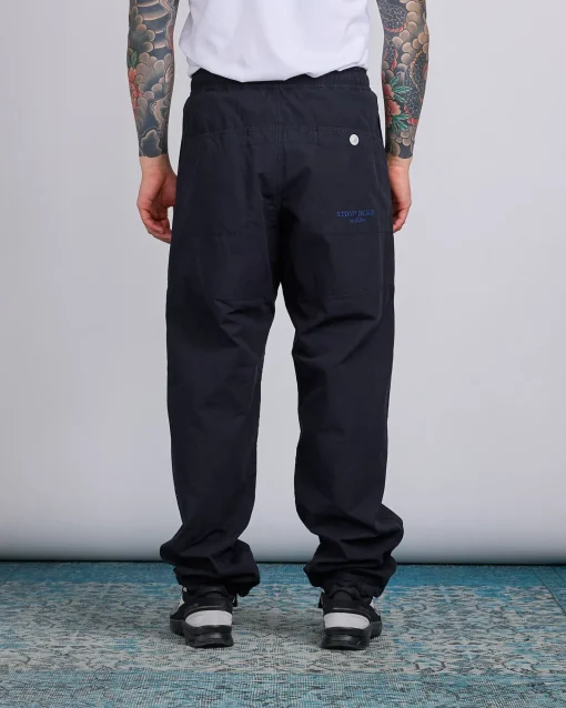 New Stone Island Marina Cotton Tela Trouser Navy Blue
