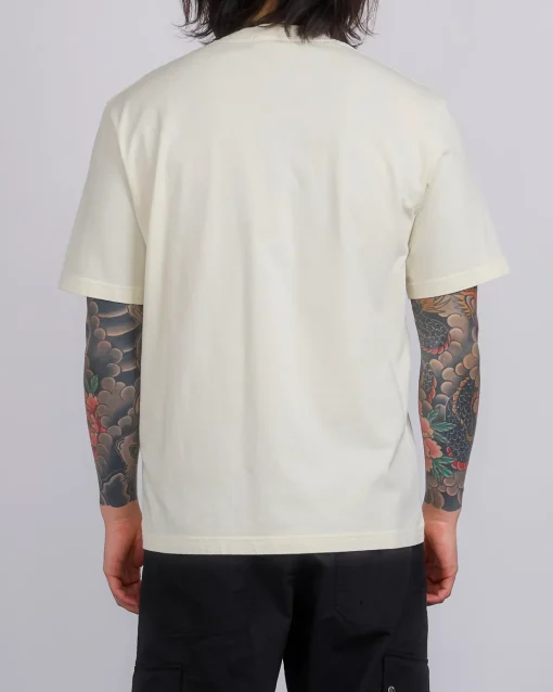 Online Stone Island Marina Stripe Logo T-Shirt Ivory