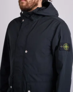 Best Stone Island Micro Twill Short Parka Jacket Black