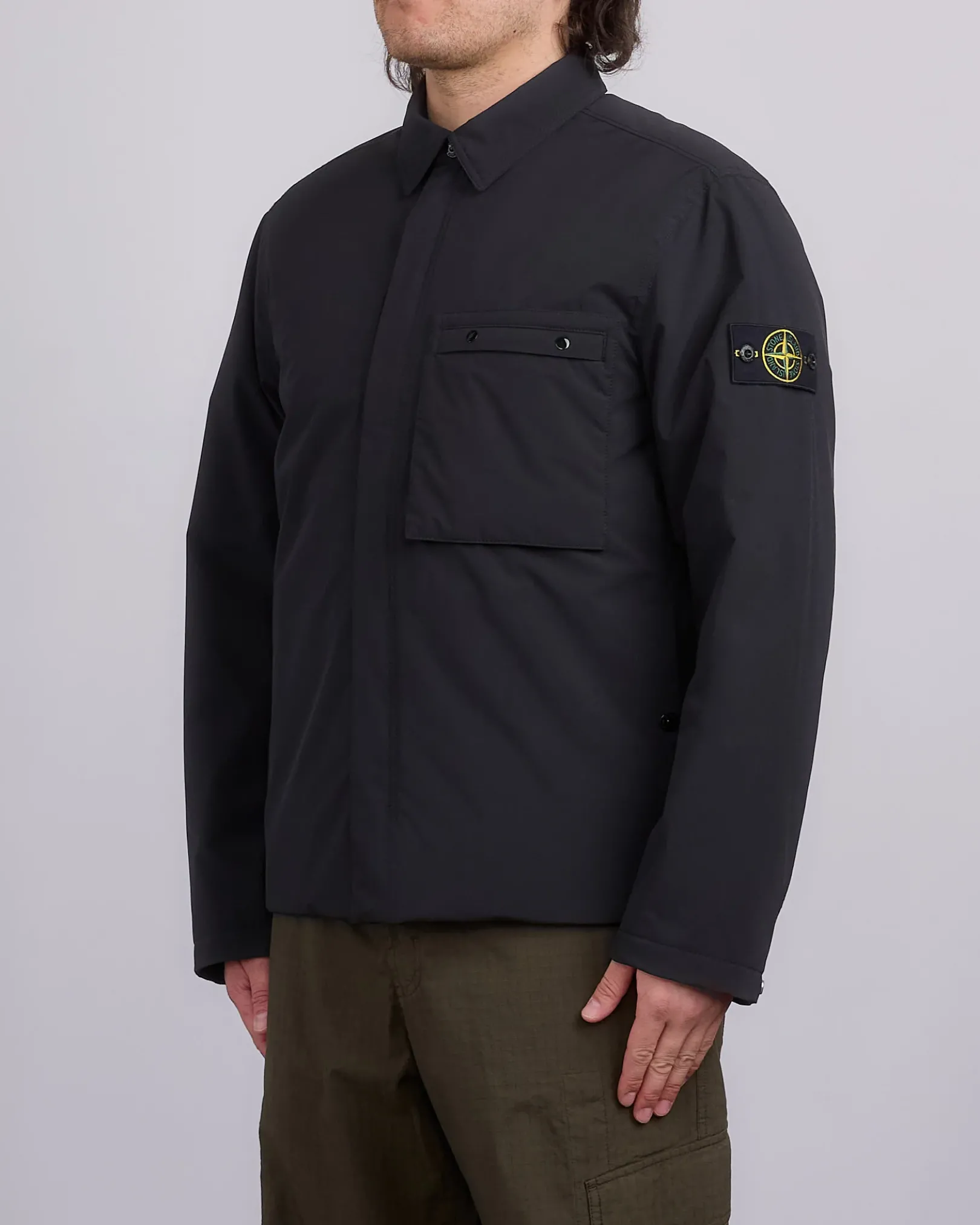 Best Stone Island Primaloft Softshell Chore Coat Black