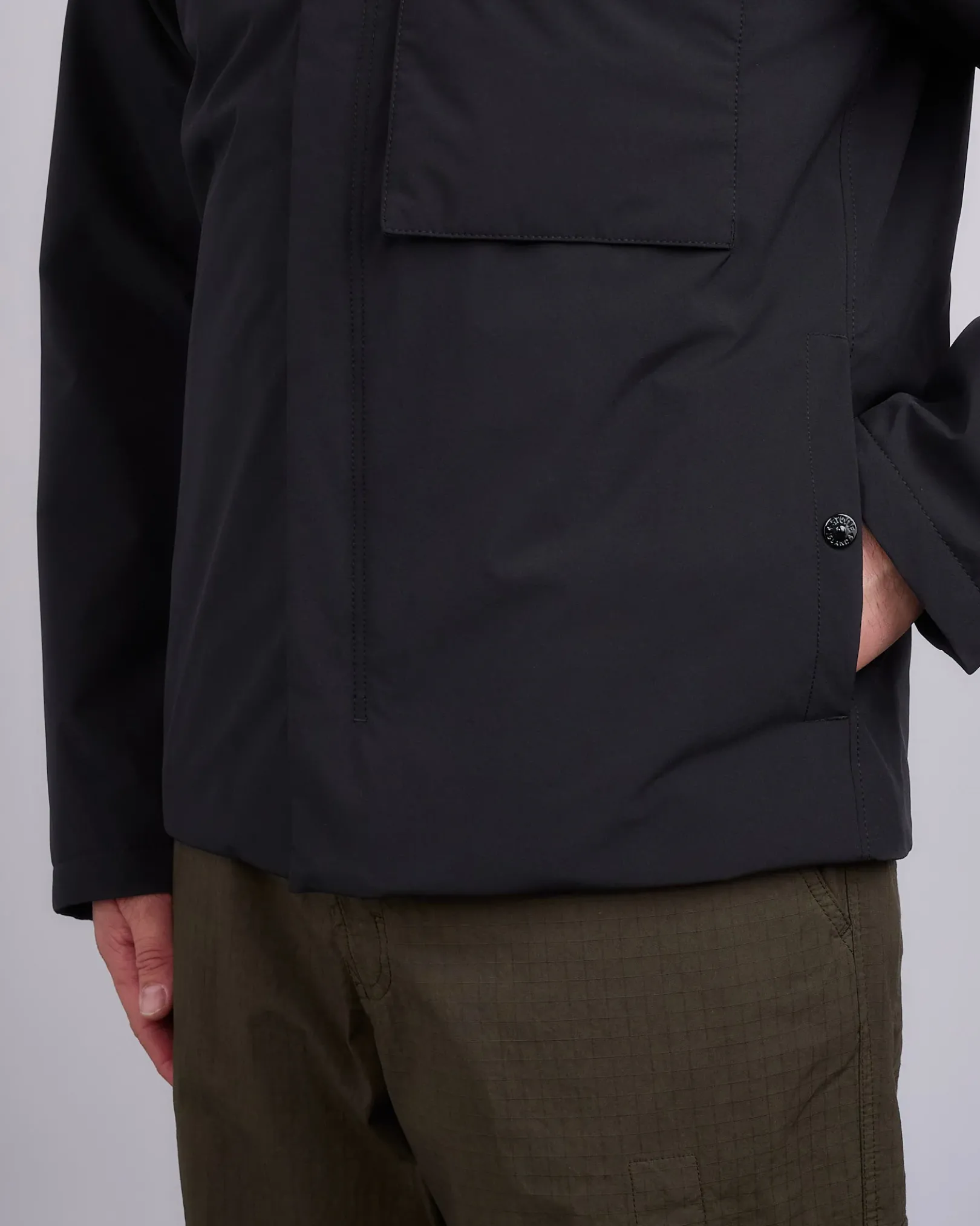 Best Stone Island Primaloft Softshell Chore Coat Black