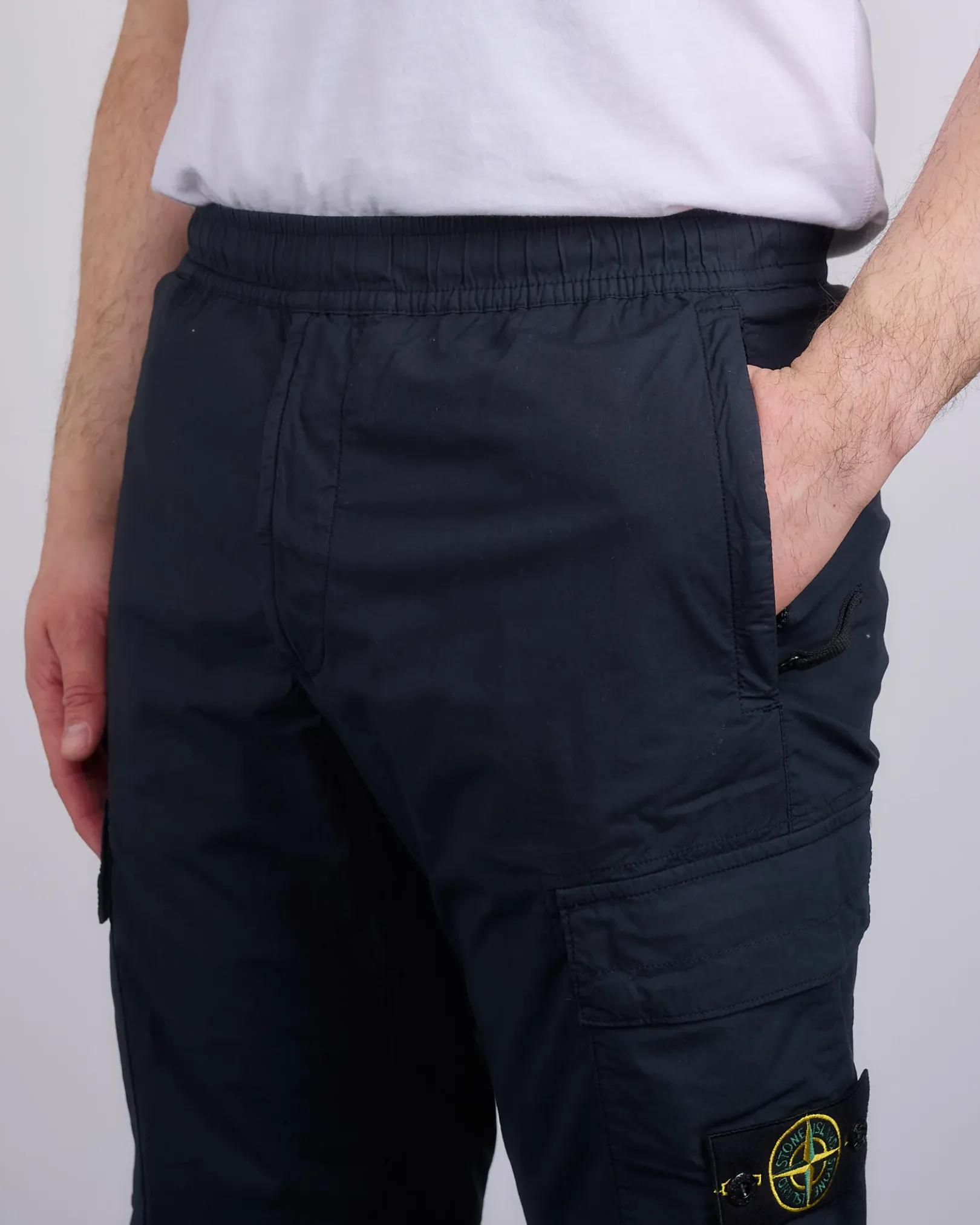 Outlet Stone Island Tela Stretch Parachute Cargo Pant Navy Blue