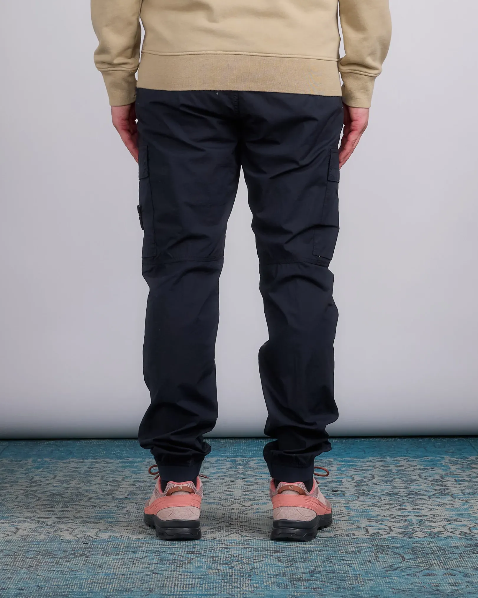 Outlet Stone Island Tela Stretch Parachute Cargo Pant Navy Blue