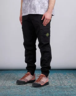 Fashion Stone Island Tela Stretch Parachute Cargo Pant Black