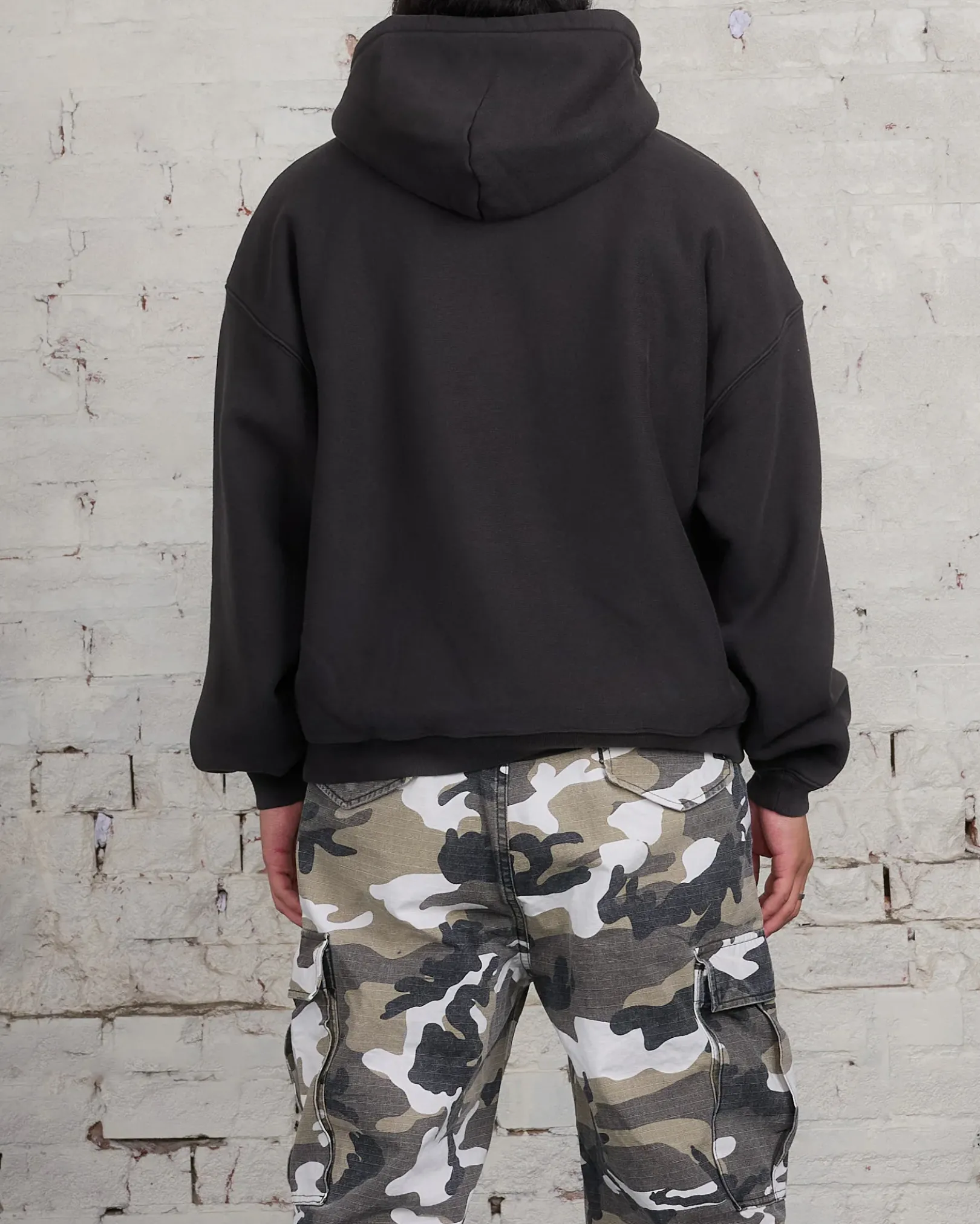 Best Stussy 80 Relaxed Hooded Sweatshirt Washed Black