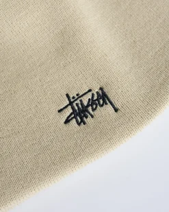 Best Stussy Basic Skullcap Beanie Limestone