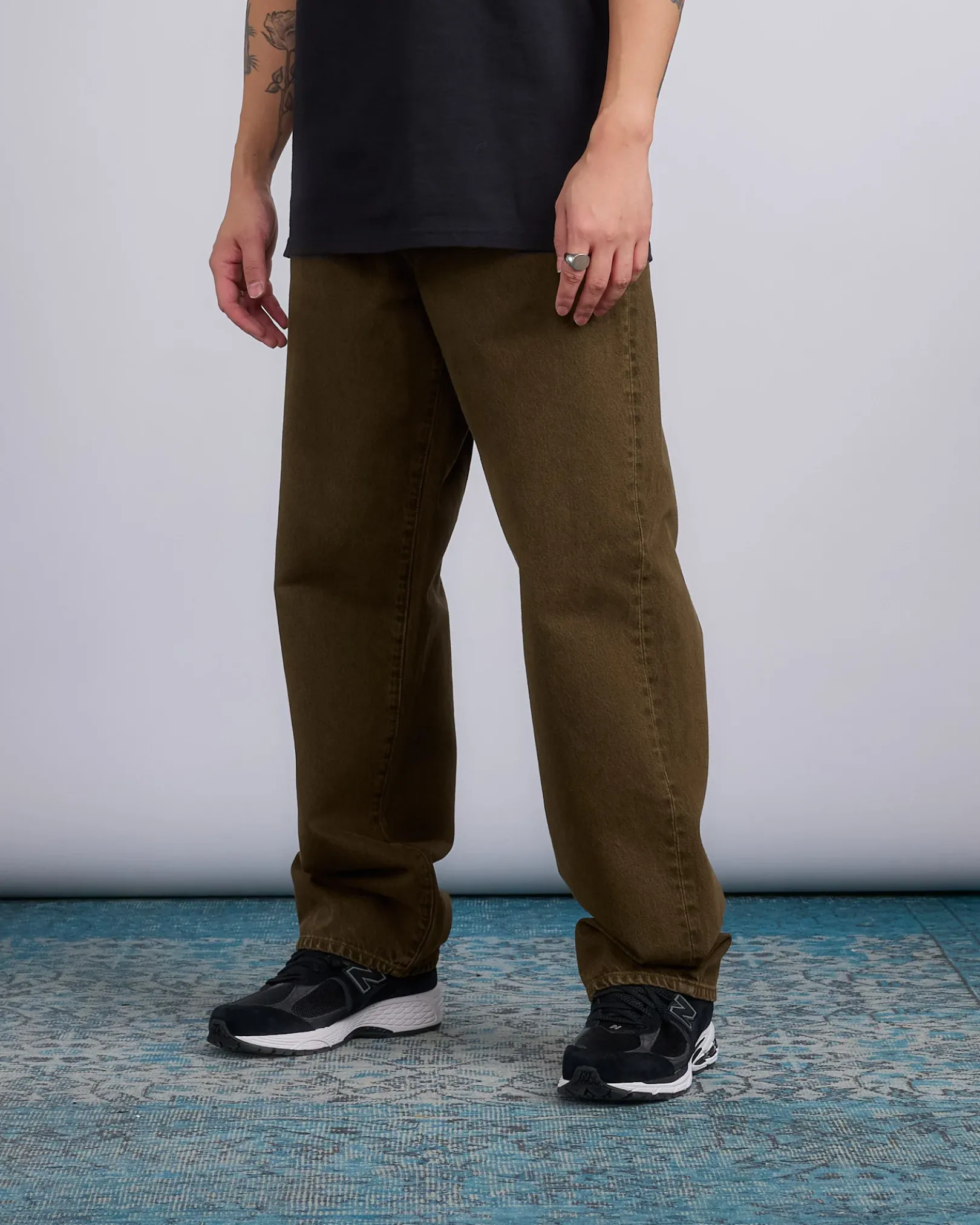 New Stussy Big Ol Jean Denim Mushroom