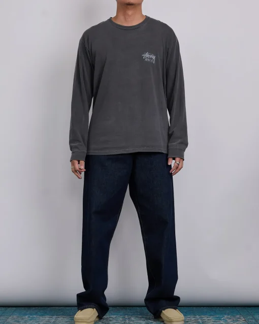 Clearance Stussy Big Ol Jean Denim Rinsed Indigo