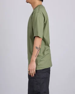 Best Stussy Blaze T-Shirt Olive