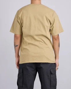 Discount Stussy Jumbo Pigment Dyed T-Shirt Elm