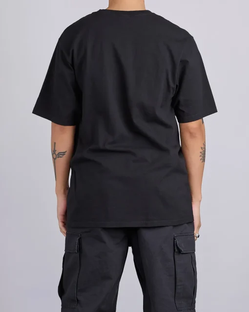 Sale Stussy Jumbo Pigment Dyed T-Shirt Black