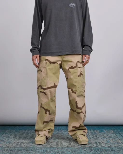 Hot Stussy Military Cargo Pant Ripstop Sand Camo