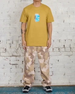 Hot Stussy Milk T-Shirt Curry