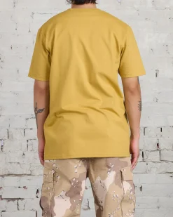 Hot Stussy Milk T-Shirt Curry