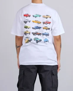 Clearance Stussy Pick-Up T-Shirt White