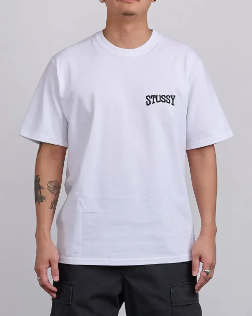 Best Stussy Tough Tread T-Shirt White