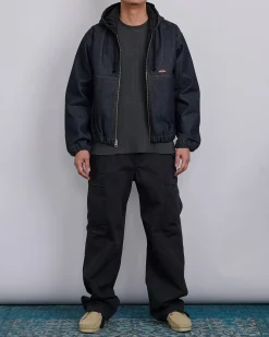 Outlet Stussy Work Jacket Denim Raw Indigo