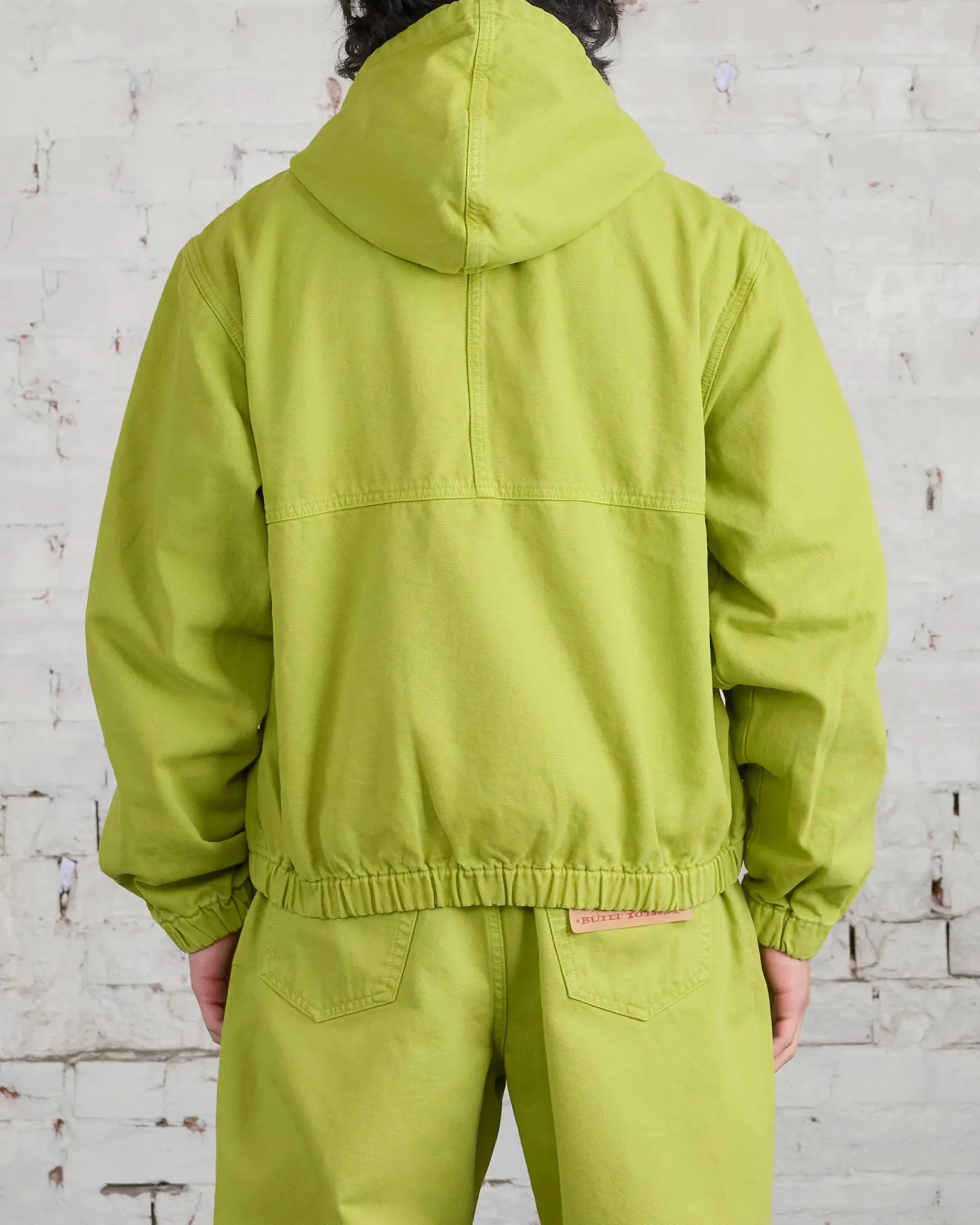 Sale Stussy Work Jacket Unlined Canvas Cactus