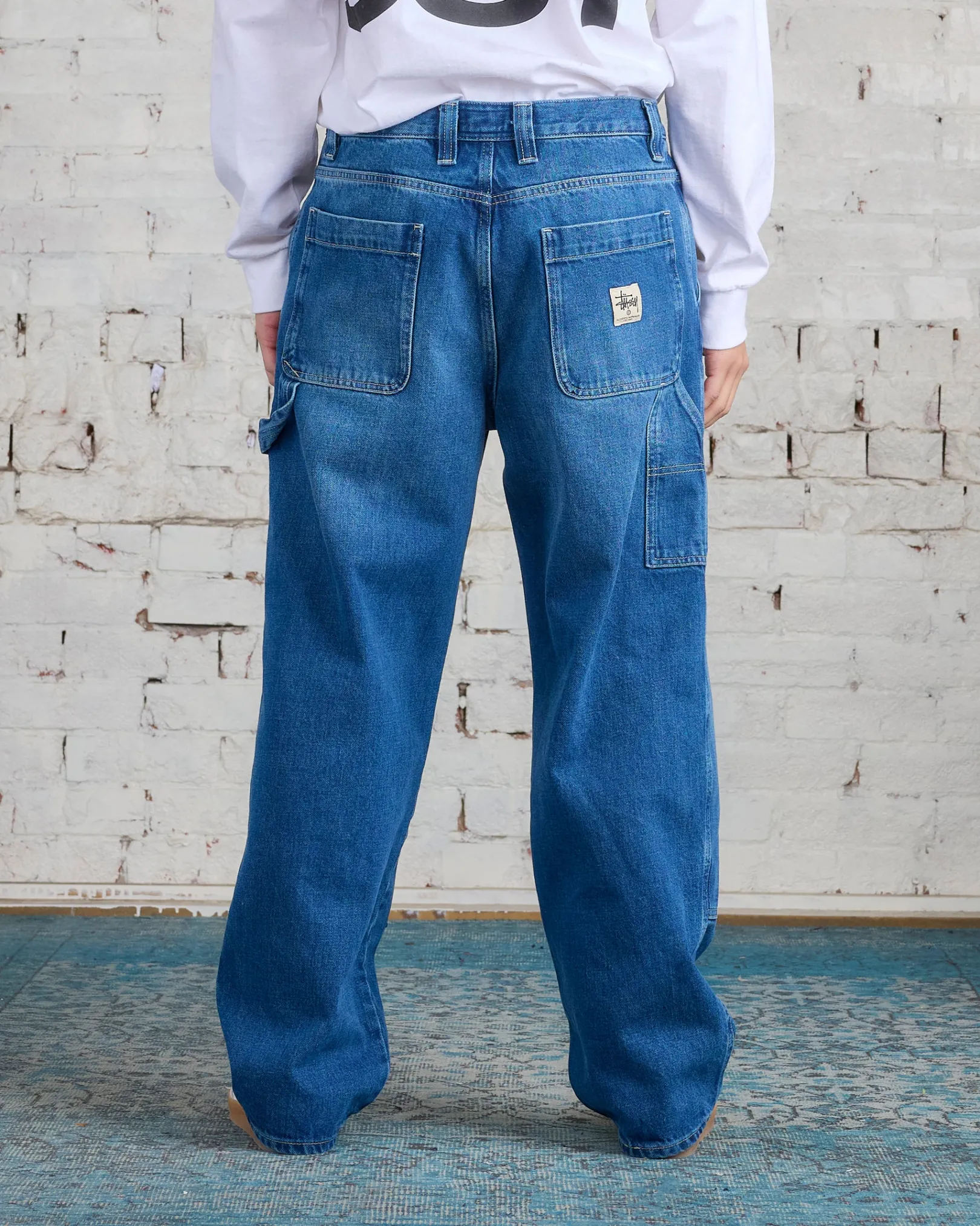 Hot Stussy Work Pant Denim Washed Blue