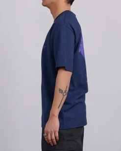 Hot Stussy X-Ray Fishin T-Shirt Navy