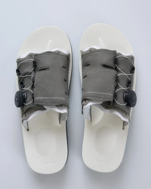 Discount Suicoke LETA-ab Sandal Gray / White