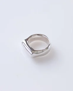 Hot Tom Wood Crest Ring Silver 925