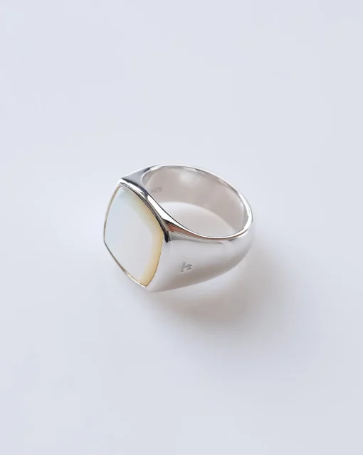 Best Tom Wood Cushion Ring Polished Silver 925/MOP