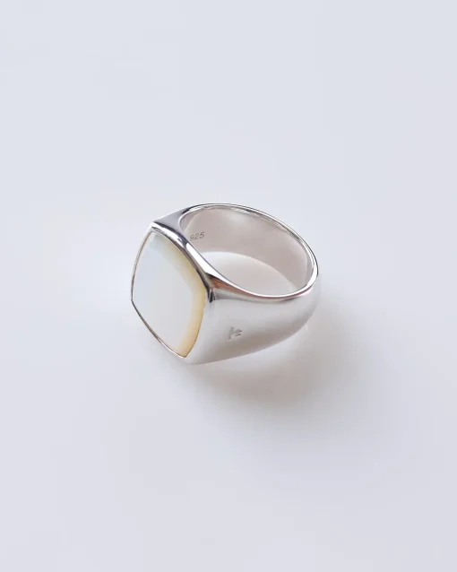 Best Tom Wood Cushion Ring Polished Silver 925/MOP
