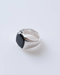 Online Tom Wood Cushion Ring Polished Silver 925/Black Onyx