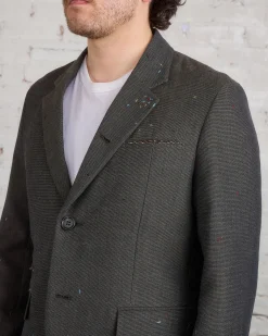 Best UNDERCOVER Drawstring Blazer Brown Mix