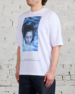 Clearance UNDERCOVER Twin Peaks Palmer Graphic T-Shirt White