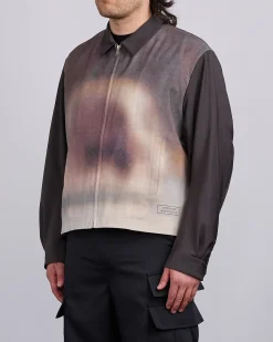 Online UNDERCOVER Wool Bosisio Crop Jacket Dark Brown