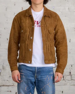 Discount visvim 101 Leather IT Jacket Lt.Brown