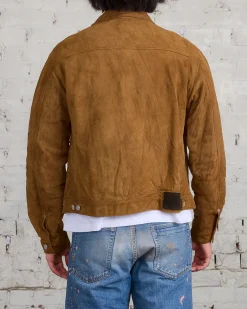 Discount visvim 101 Leather IT Jacket Lt.Brown
