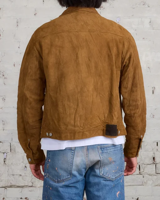 Discount visvim 101 Leather IT Jacket Lt.Brown