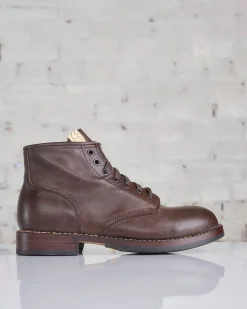 Discount visvim Brigadier Boot Folk Dark Brown