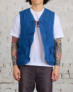 New visvim Gusto Down Vest Indigo