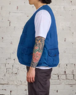 New visvim Gusto Down Vest Indigo