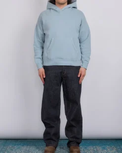 New visvim Jumbo SB Hoodie DMGD Lt.Green