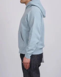 New visvim Jumbo SB Hoodie DMGD Lt.Green