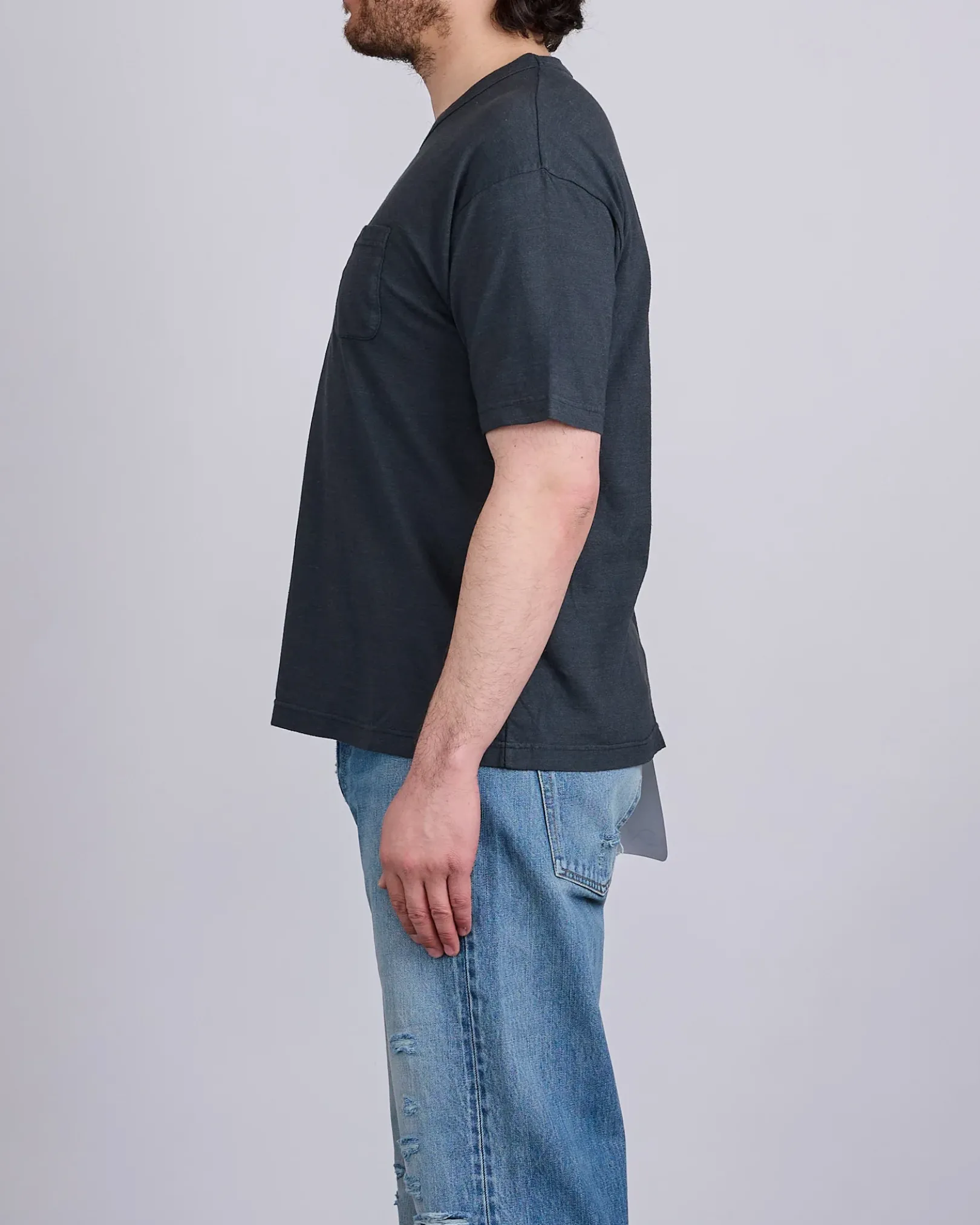 Clearance visvim Jumbo Short Sleeve T-Shirt DMGD Black