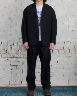 New visvim Railwood Blazer Jacket Black