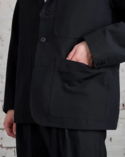 New visvim Railwood Blazer Jacket Black