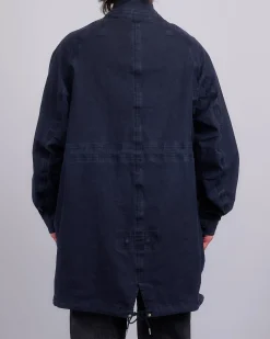Clearance visvim Six-Five Parka 3L DMGD Navy