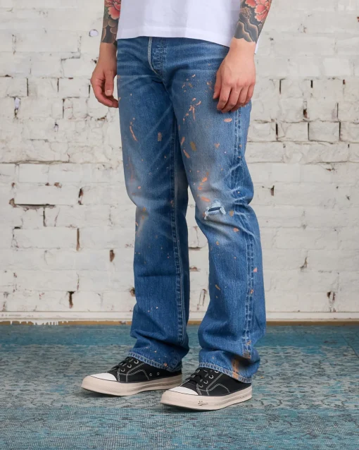 Outlet visvim Social Sculpture 01 Slim Jean Damaged-41