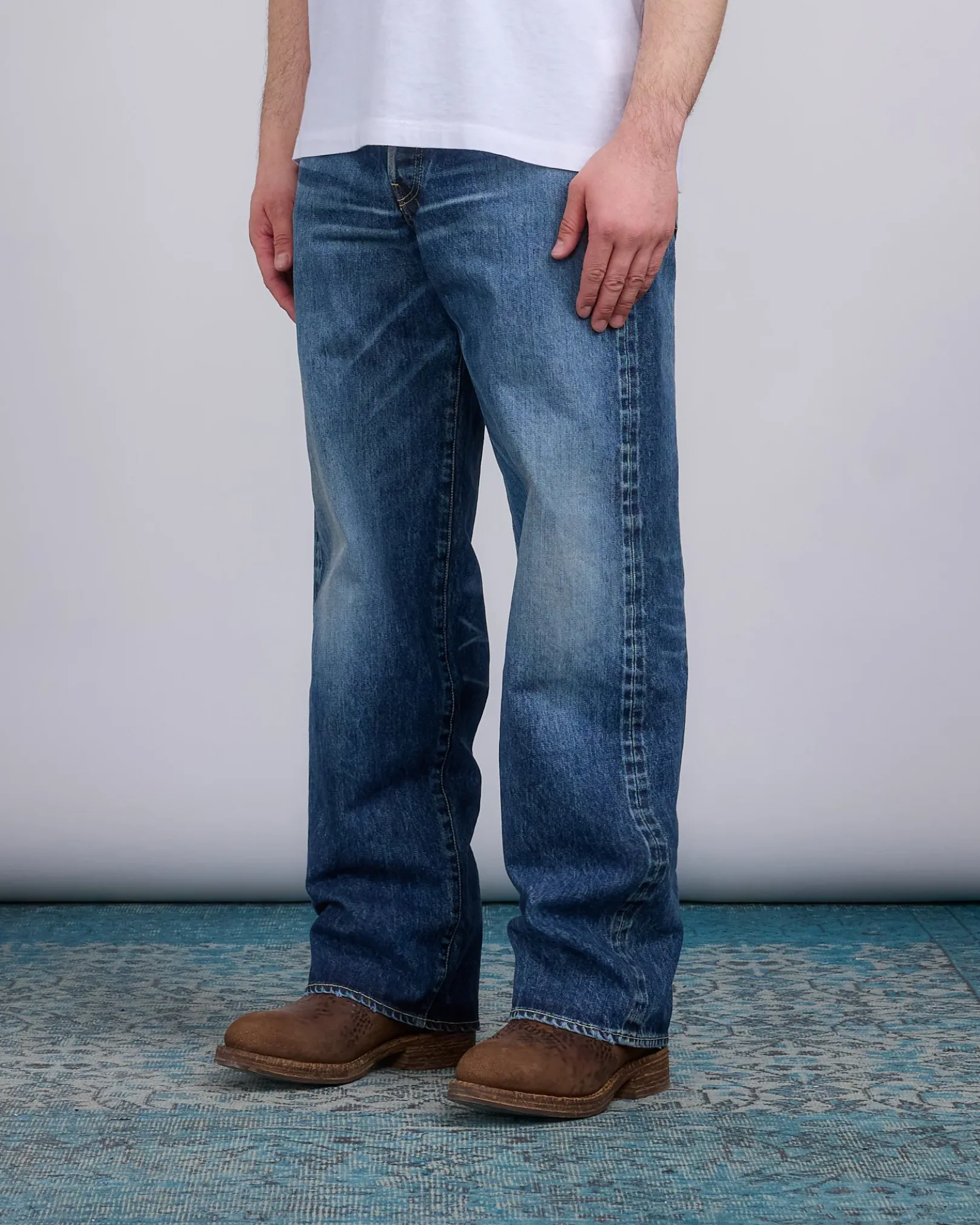 Online visvim Social Sculpture 01 Ex Wide Jean Damaged 42